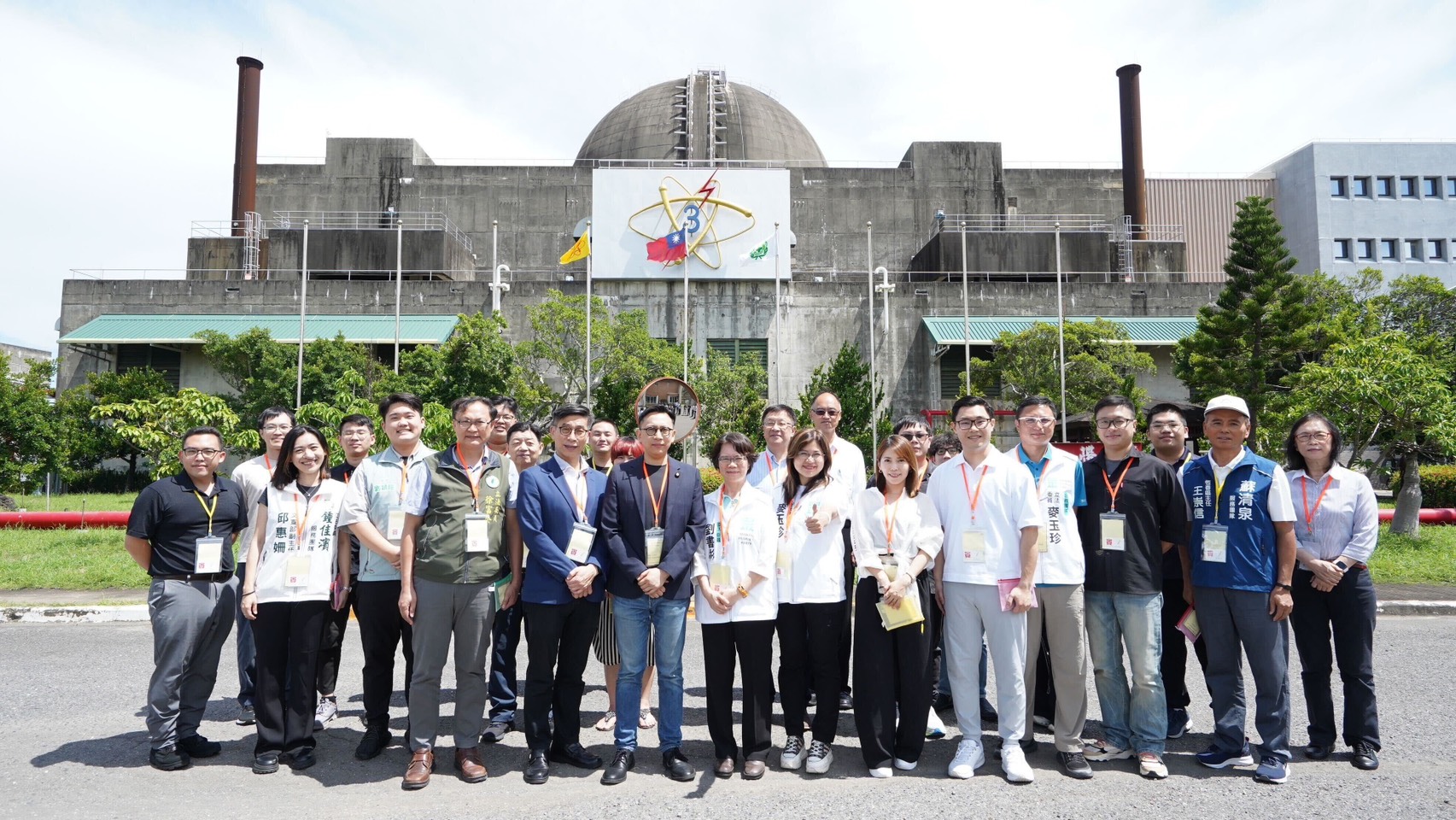 立法院教育文化委員會20日考察屏東恆春核三廠。圖/葛如鈞辦公室提供