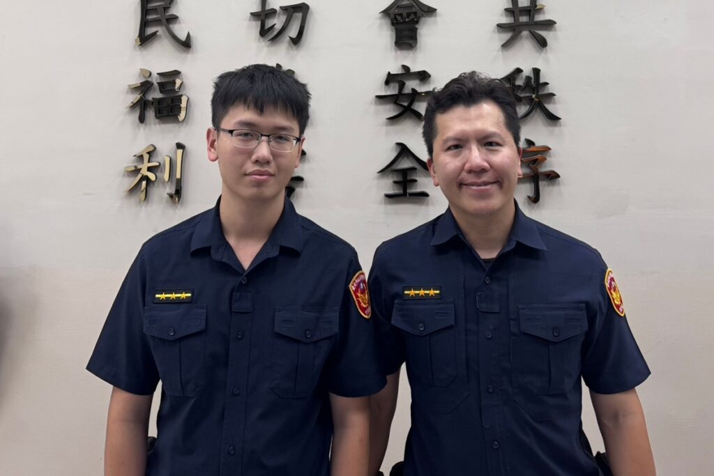 男子體力不支倒臥路旁 信義暖警攙扶護送返家 1 MEITU 20250821 082320890