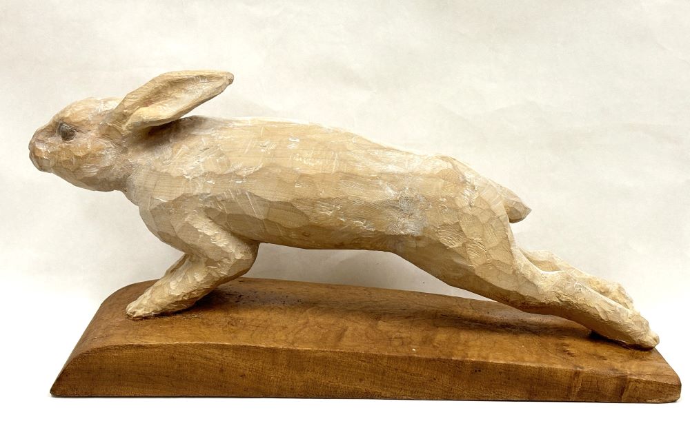 類別多元 《2025用手去看見世界》新北435藝文特區開展 2 《圖說》《2025用手去看見世界》日本藝術家知足美加子作品《舍身月兔》。〈文化局提供〉