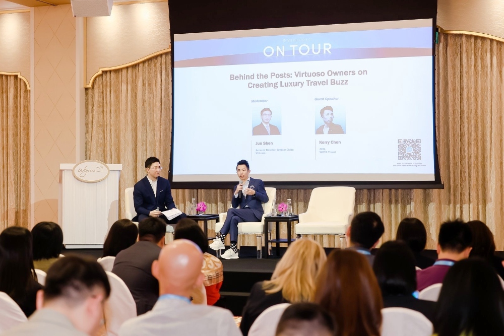 ▲2024.11月澳門永利皇宮的Virtuoso On Tour受邀演講。(圖/業者提供)