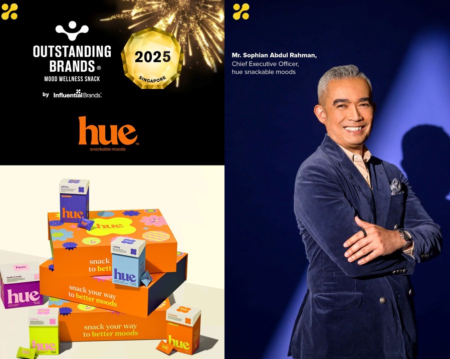 hue榮獲 Influential Brands®「2025 Outstanding Brand」大獎！以情緒零食引領全球健康新潮流