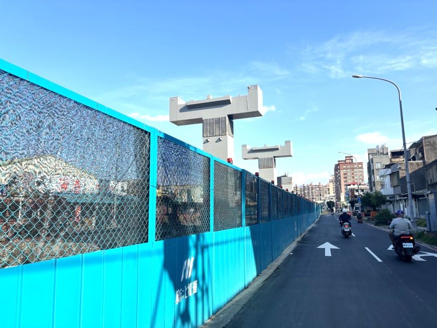 捷運關鍵CQ880B招標 新北展現努力與決心 2 《圖說》CQ890樹林段墩柱施工進度。〈捷運局提供〉