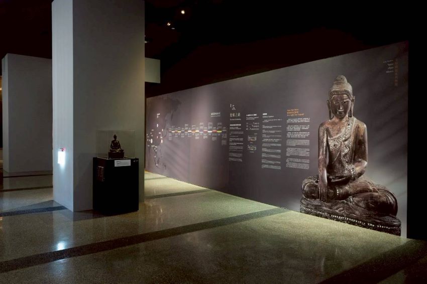 《圖說》第一展區從朝聖步道的「覺醒之路」開展。〈宗博館提供〉