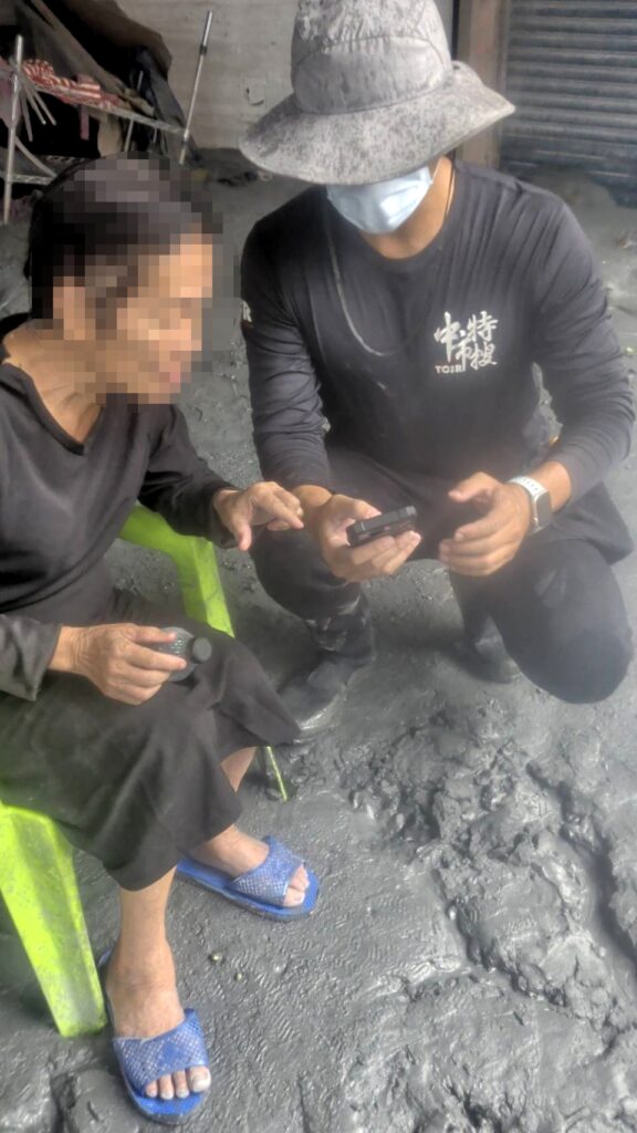 台中特搜隊花蓮救災   助手機被沖走災民聯繫家人