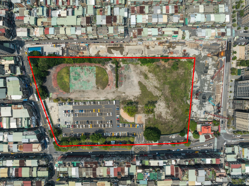 《圖說》「三重銀新未來城」計畫基地空拍圖。〈城鄉局提供〉