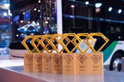 宇通客車以「Think Eco, Move Green」為主題,亮相2025年比利時世界客車博覽會。 宇通客車以「Think Eco, Move Green」為主題,亮相2025年比利時世界客車博覽會。