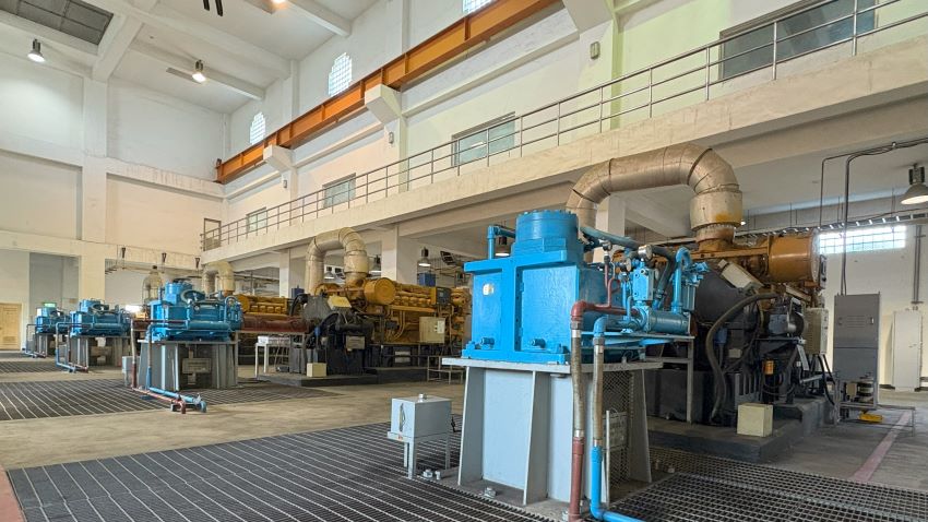 新北防洪戰力再升級 中港東抽水站機組更新啟動 2 《圖說》中港東抽水站機組更新完工後提供五股、泰山地區更堅實的防洪保障。〈水利局提供〉