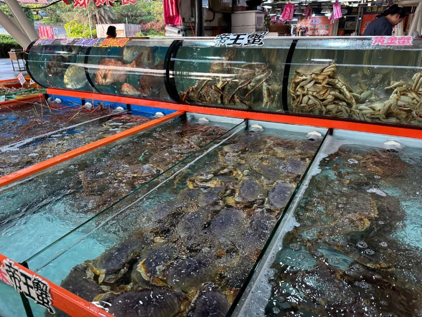 《圖說》富基魚市海鮮。〈漁業處提供〉