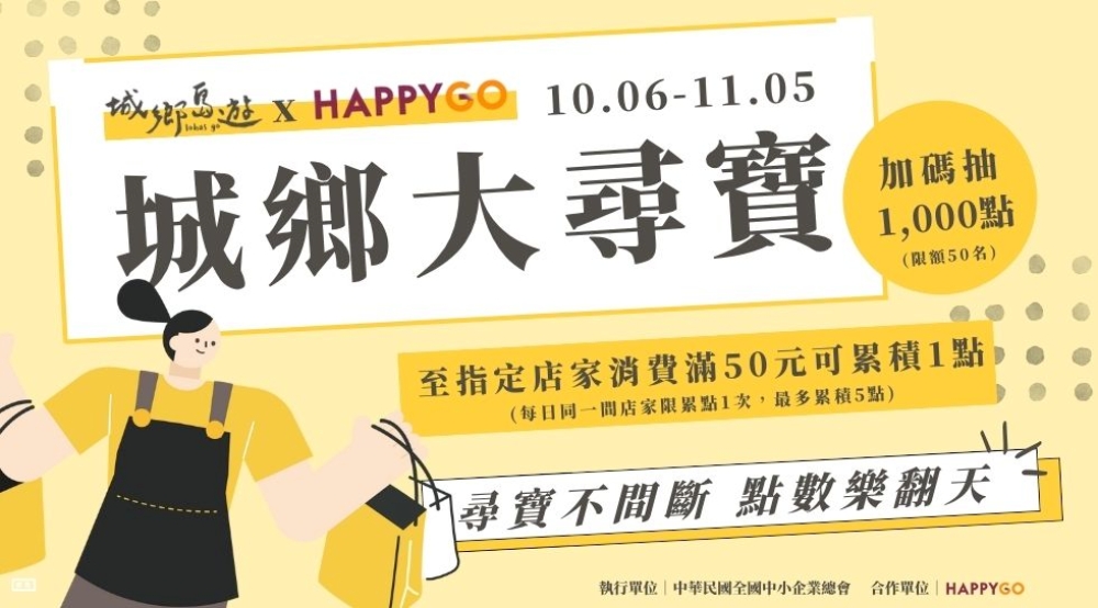 限時活動「HAPPY GO城鄉大尋寶」開跑! 探索22城鄉特色再享點數回饋 2 圖▲HAPPY GO城鄉大尋寶即日起開跑至11/05!