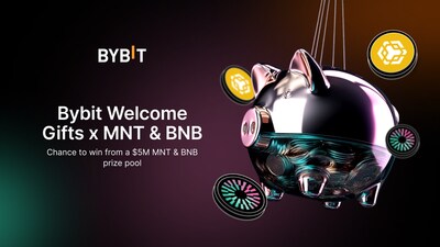 Bybit Ties Welcome Gifts Program to MNT & BNB Rallies with $5,000,000 Prize Pool