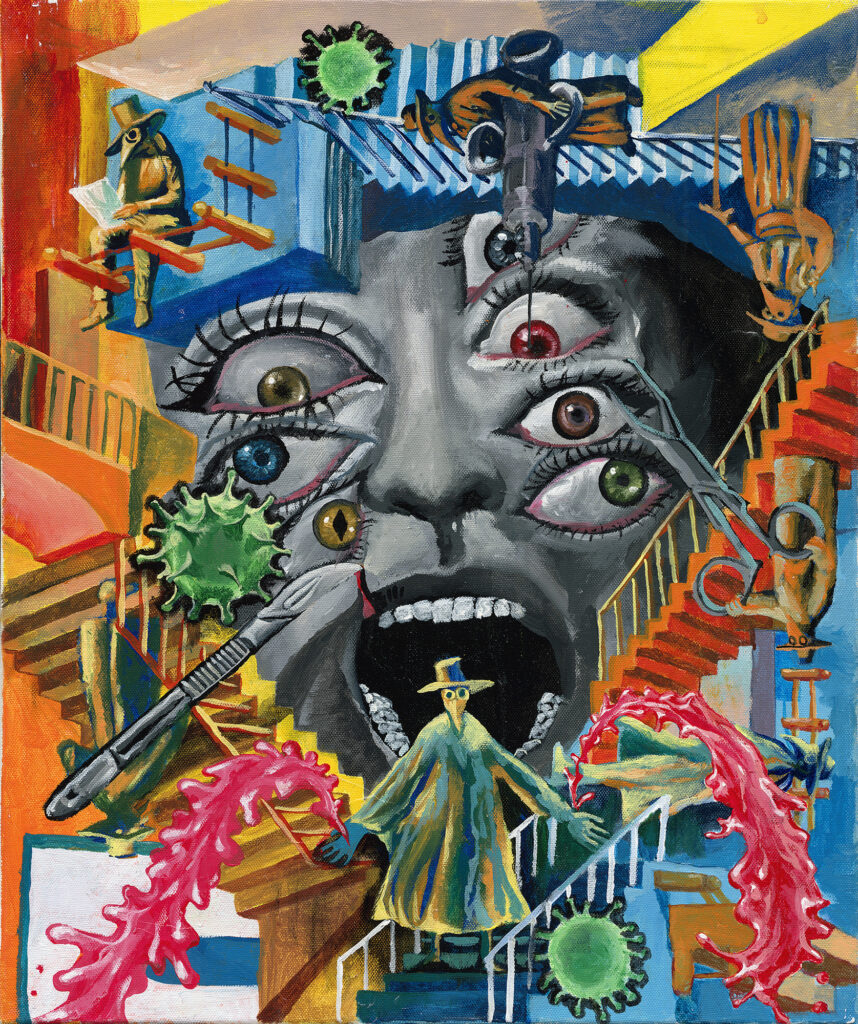 17歲原創藝術新星許鈞琋 Unframed 個展,以夢與現實的筆觸描繪自由 5 1761231208002 858x1024 1