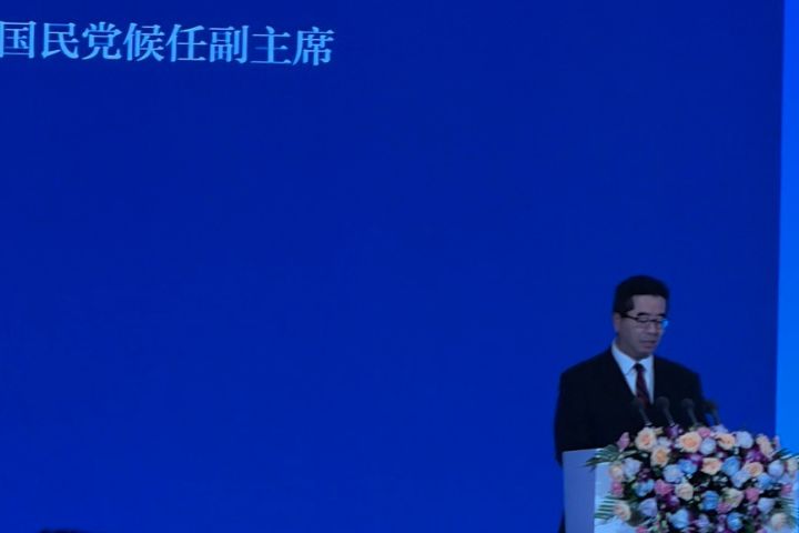 第16屆津台會開幕 宋濤:十五五規劃讓兩岸同胞共享機遇 2 中國國民黨候位副主席蕭旭岑在津台會致詞,他表示:「兩岸青年好,兩岸關係就會好」。圖/記者陳素貞攝