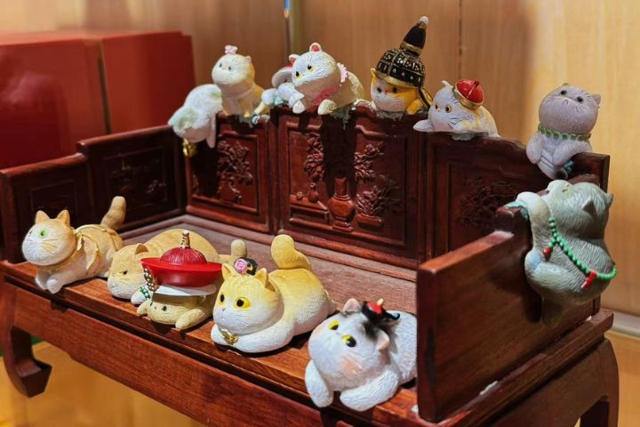 【故宮百年系列四】故宮貓:紫禁城「活文物」的百年守護 2 圖為故宮小貓文創。圖/受訪者提供