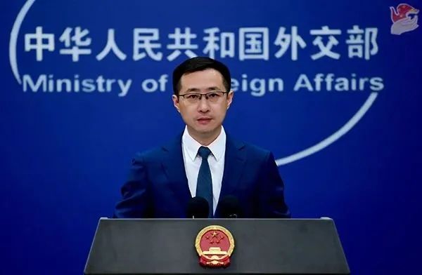 中共外交部發言人林劍重申台灣是中國內政，不容他國干涉。圖／取自中共外交部官網