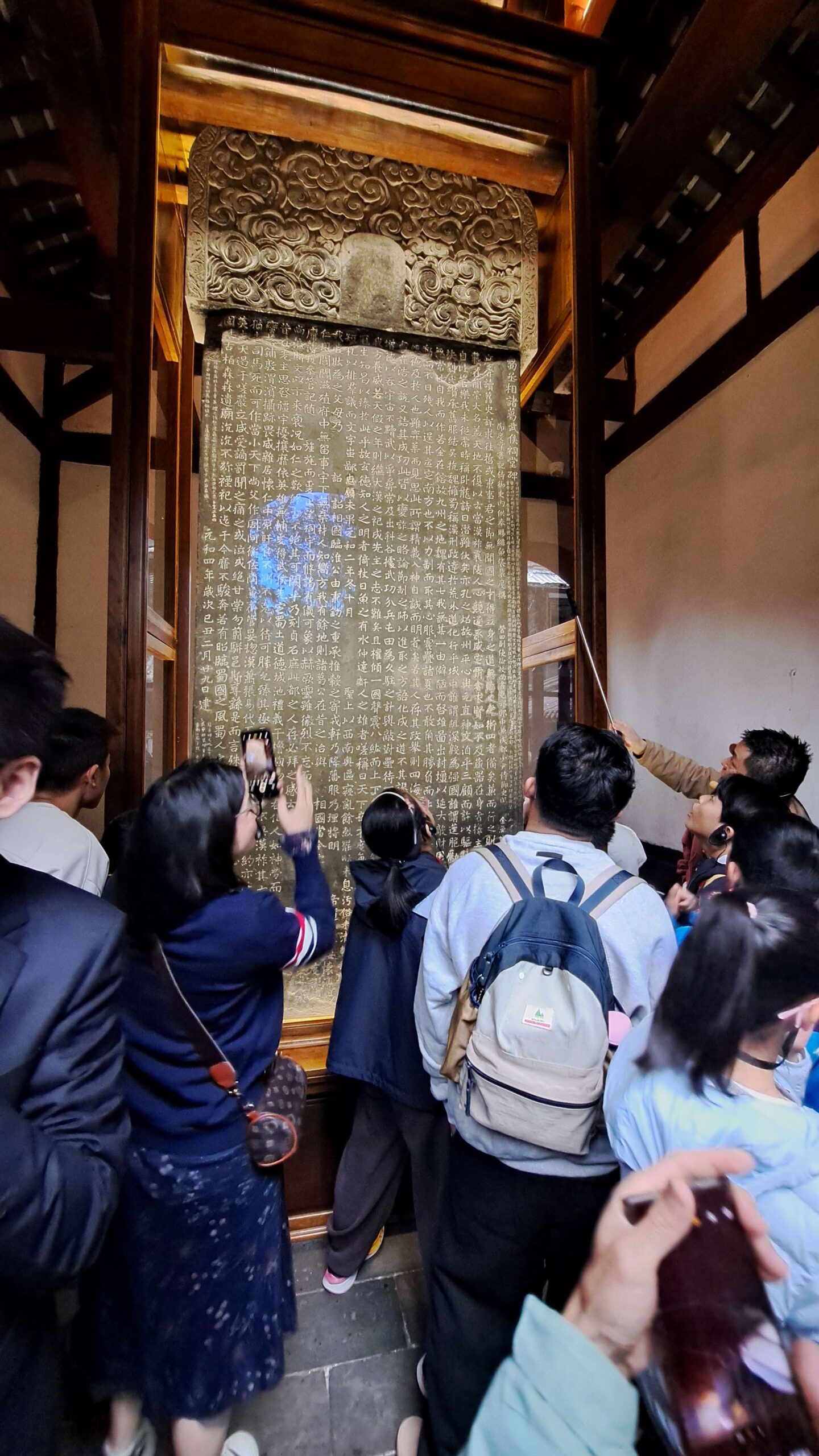 成都武侯祠變成中國唯一的君臣合祀廟 其實是皇帝的私心 6 成都武侯祠的「三絕碑」。圖/記者宋秉忠攝