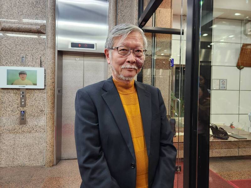 民進黨廉政會主委邱駿彥（圖）26日在廉政會會後受訪。圖／中央社