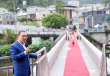 市定古蹟「坪林尾橋」修復完成 侯友宜與居民共同見證百年歷史風華再現