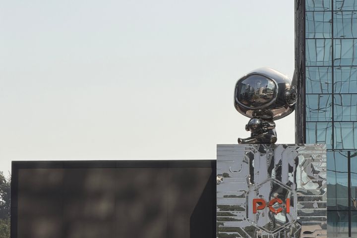 佳都科技是廣州黃埔區再添科技新地標。圖/記者陳素貞攝