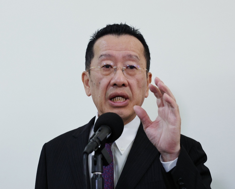 外界盛傳4架無人機「援贈變採買」對此，顧立雄雖稱不是這樣，但又表示，因涉台美軍事交流默契與細節，無法公開說明。圖／中央社