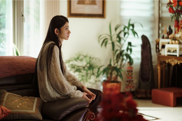 李千娜透露《恨女的逆襲》「小美」一角具備剛柔並濟的交際手腕，使她在事業非常成功。圖/華映娛樂提供