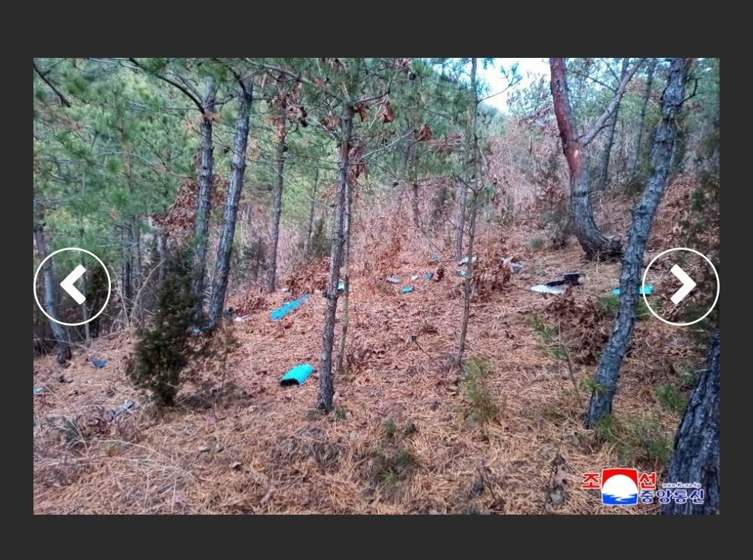 南韓無人機入侵北韓成了羅生門 李在明下令撤查 3 北韓公布南韓無人機墜落地點。圖/取自朝中社