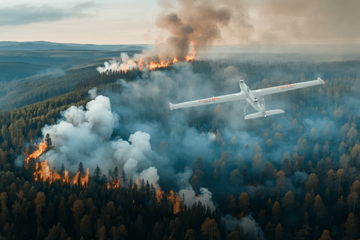 AUTEL無人機異軍突起，也成為美國消防、救援、農用的主力無人機。圖為AUTEL龍魚型系列無人機。圖／取自AUTEL