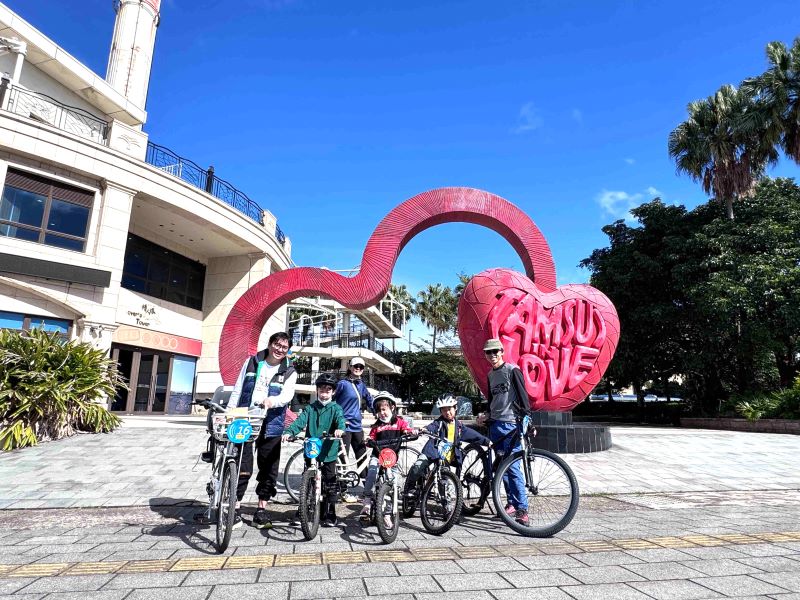 免費2小時 新北河濱自行車淡江租借站試營運 54 《圖說》新北河濱公園自行車租借站-淡江站試營運,歡迎搶先體驗。〈高灘處提供〉