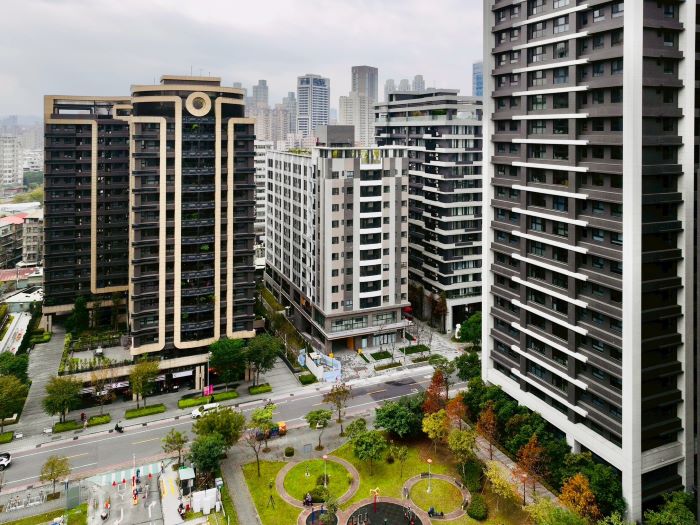 全齡友善、婚育優先 板橋江翠社宅即將完工 60 《圖說》新北市板橋江翠段青年社會住宅即將完工。〈城鄉局提供〉