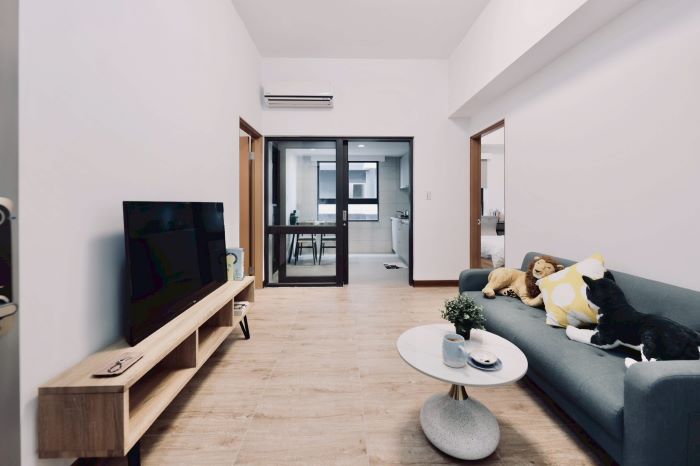 全齡友善、婚育優先 板橋江翠社宅即將完工 62 《圖說》二房型實品屋示意圖。