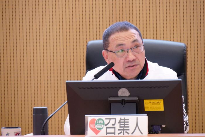 《圖說》市長侯友宜主持115年2月道安大會。〈交通局提供〉