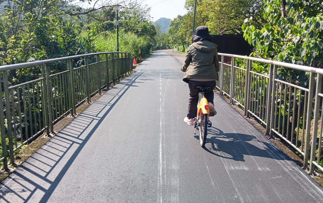《圖說》高灘處改善自行車道下陷區域提升自行車騎乘舒適性。〈高灘處提供〉