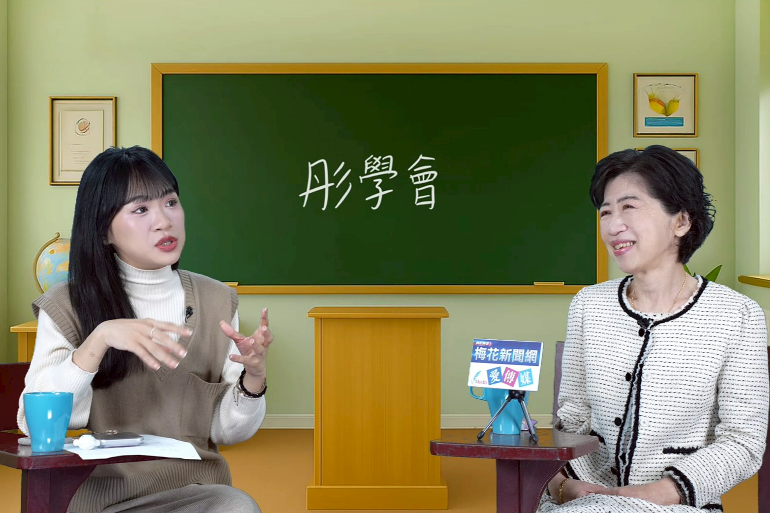 【彤學會-20】陳佩琪醫師來了!談326宣判:根本沒有證據 4 《彤學會》20日邀請到民眾黨創黨主席柯文哲的妻子、醫師陳佩琪(右)接受主持人張彤(左)專訪。圖/記者蔡昕蓉攝