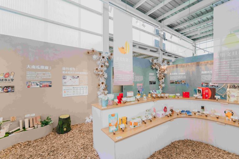 《圖說》新北市農業局與宜蘭縣政府合作辦理「2026宜蘭綠色博覽會」，設置「新北永續」展區。〈農業局提供〉