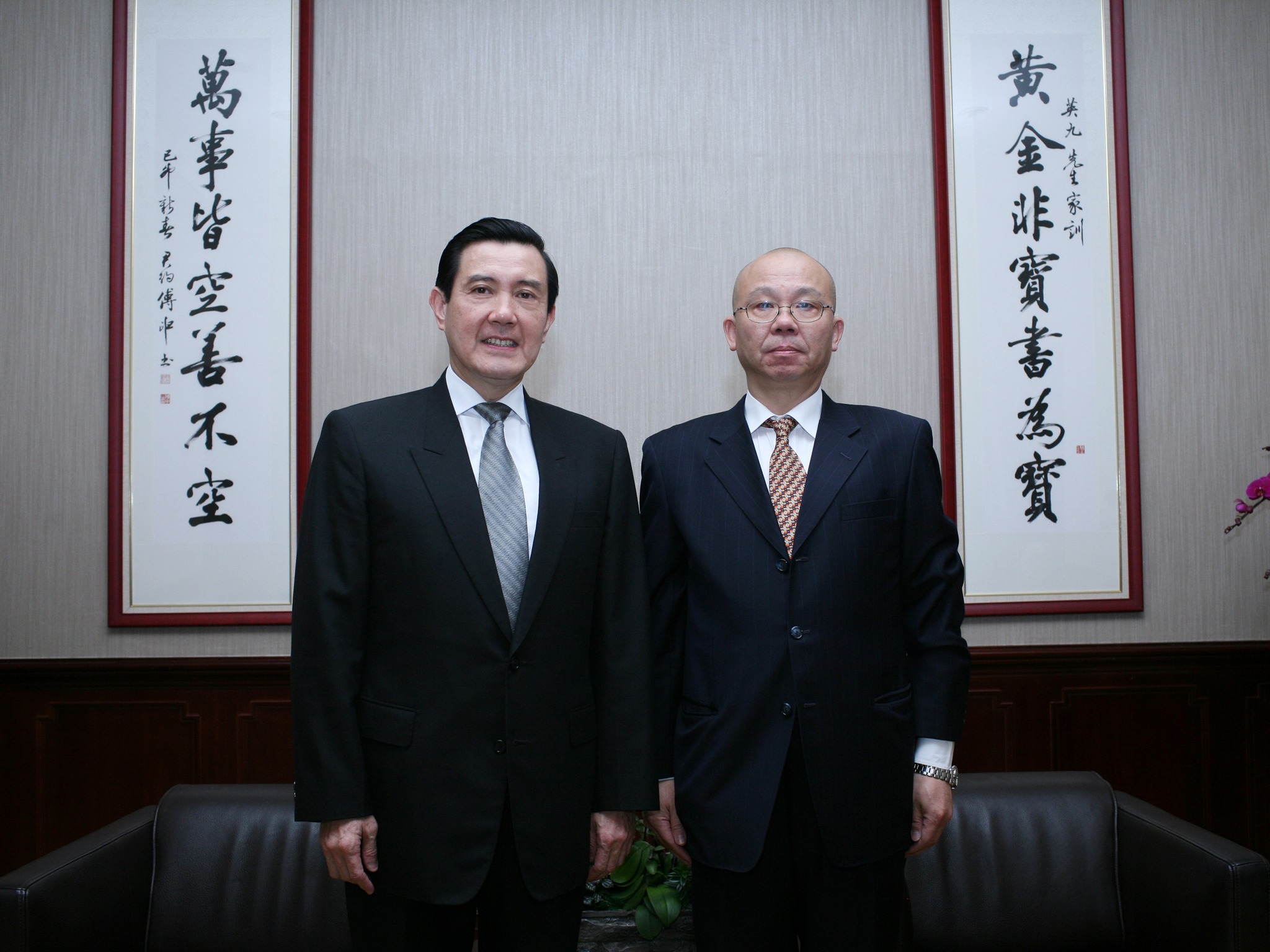 圖為2024年廖繼斌前往馬英九基金會拜會馬前總統。圖／取自廖繼斌臉書