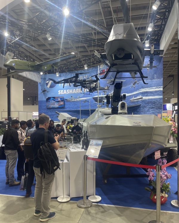 無人艇、無人機是國軍未來主戰武器系統。圖/記者楊俊斌攝