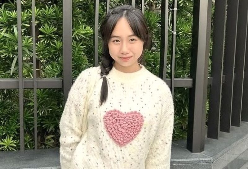 新北技職生統測亮眼 323人衝破55級分 挑戰頂尖科大 4 《圖說》淡水商工商業經營科李家誼對錄取國立臺灣科技大學企管系深具信心。〈教育局提供〉