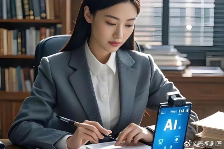 禁止盜臉、仿聲 河南推出大陸首個AI短劇自律公約 2 《公約》明定,未經權利人書面授權,不得使用AI進行換臉、模仿聲音、形象合成或虛擬演繹。圖/取自影視劇匠微博