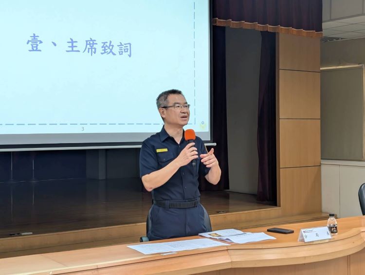 《圖說》三重分局長黃國政表示，宗教遶境是地方重要文化活動，警方尊重宗教民俗傳承，但絕不容許不法分子藉機滋事擾亂秩序。〈三重分局提供〉