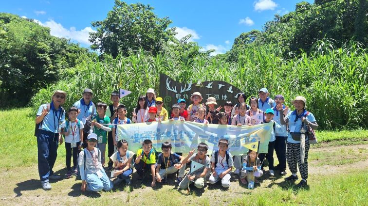 《圖說》探索鹿角溪人工濕地。〈高灘處提供〉